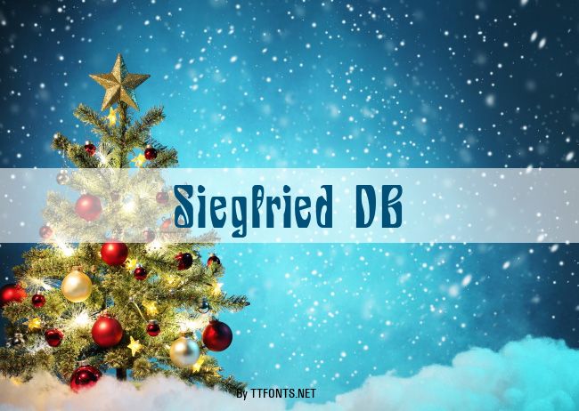 Siegfried DB example